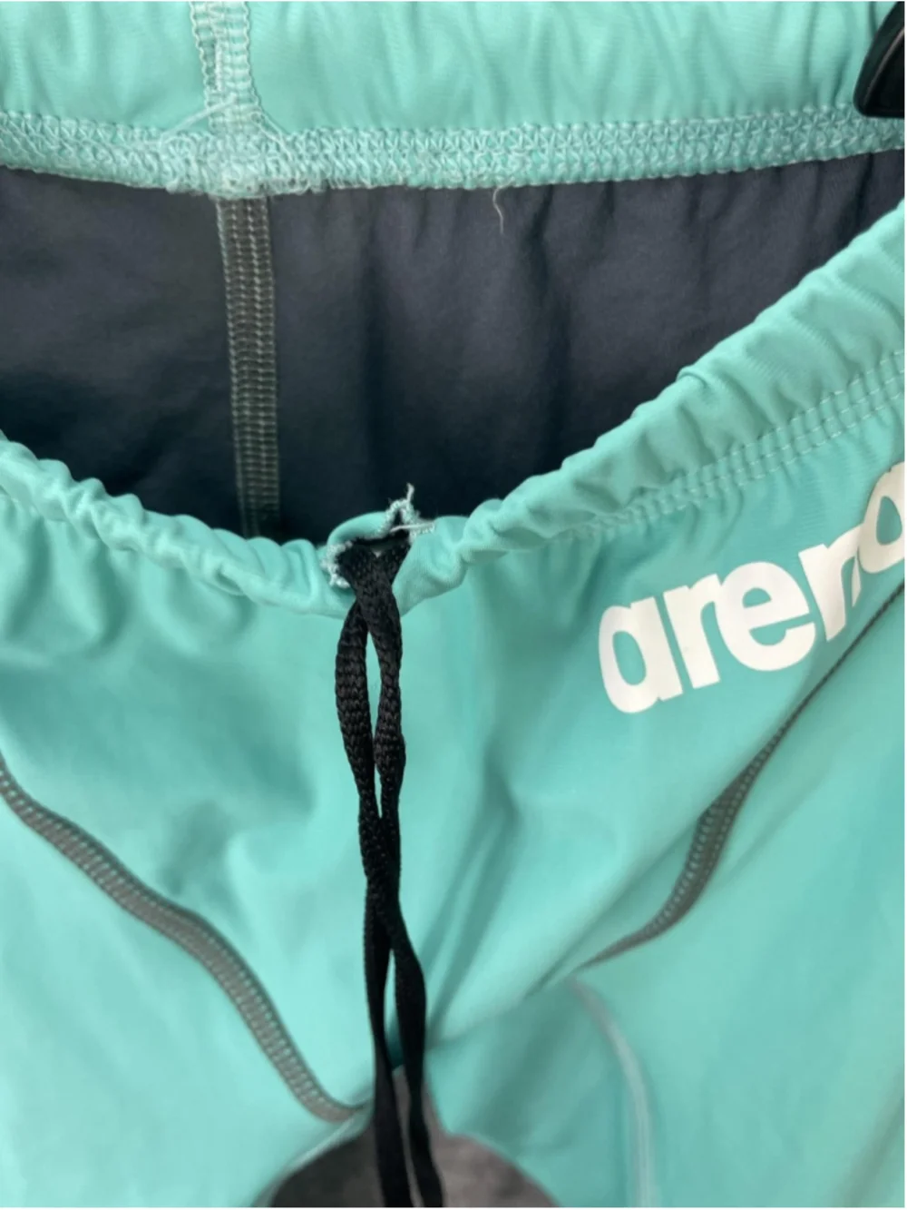 Arena Powerskin Swim Jammers Mens 30 Green Racing Drawstring Quick Dry Stretch